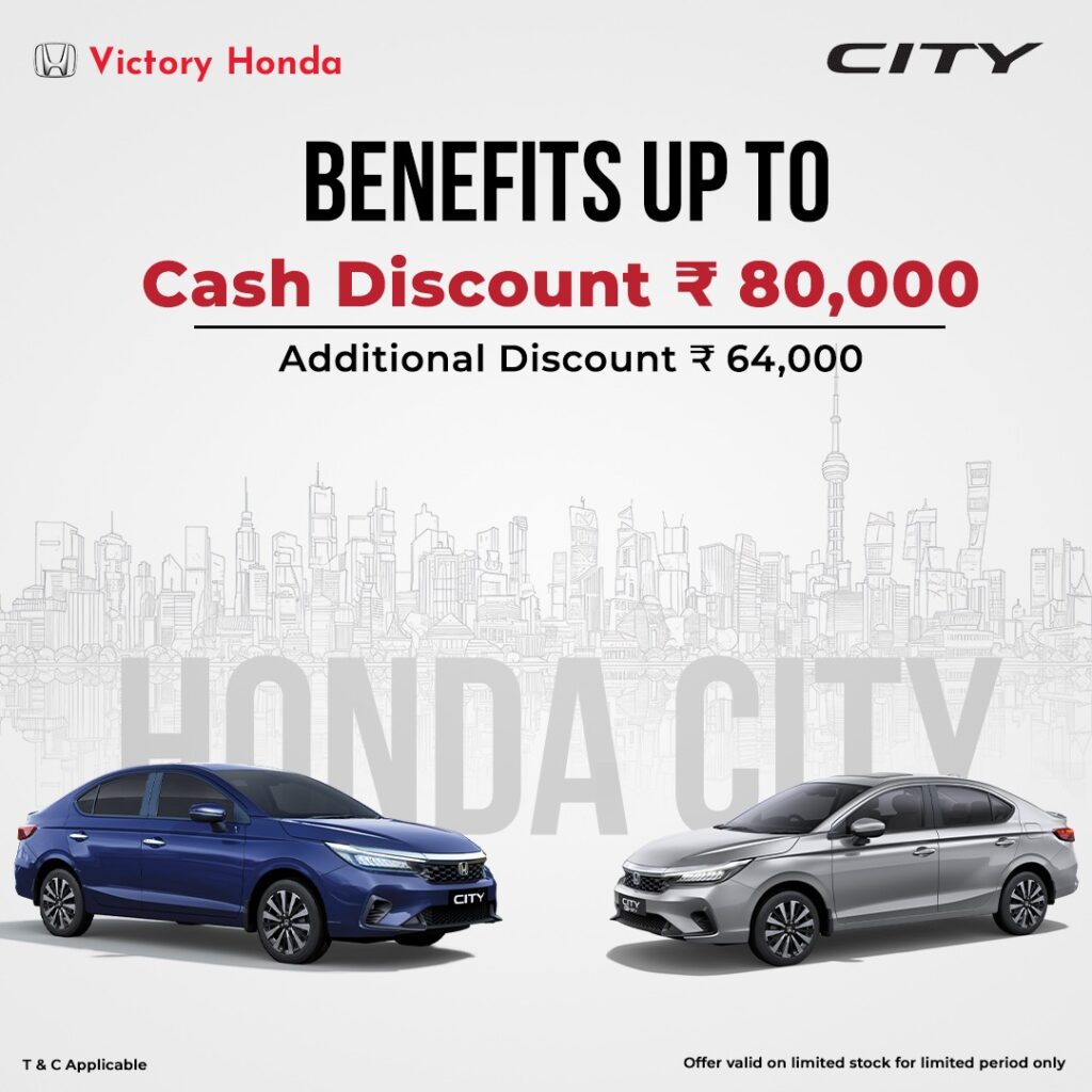 Benefit on Honda City